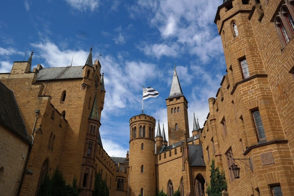 Inner side of Hohenzollern castle