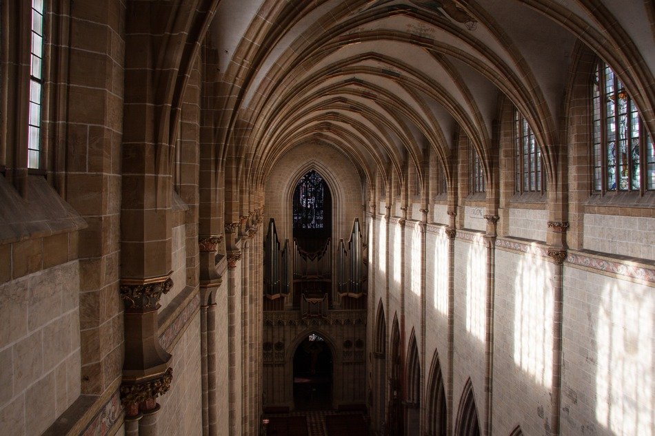 interior of the cathedral in Munster