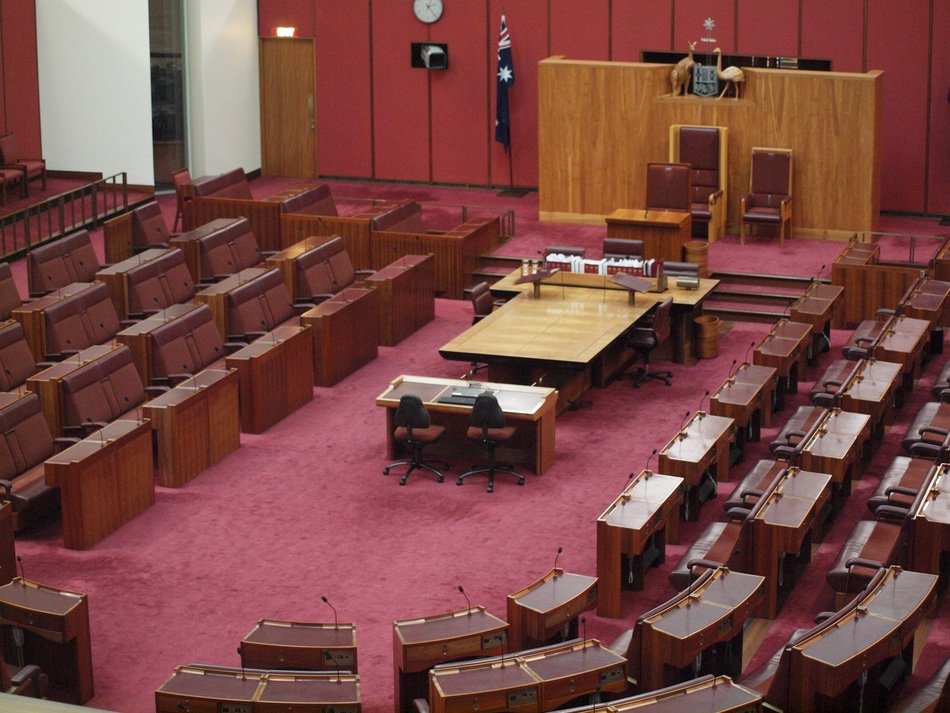 the meeting room for goverment in Australia