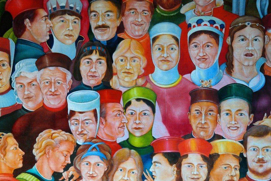 painting human faces middle ages monastery of lorch