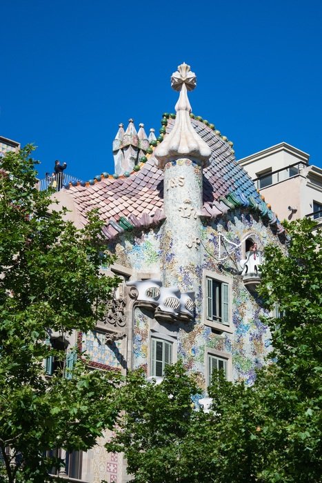 Casa BatllÃ³, masterpiece of gaudÃ­, spain, barcelona