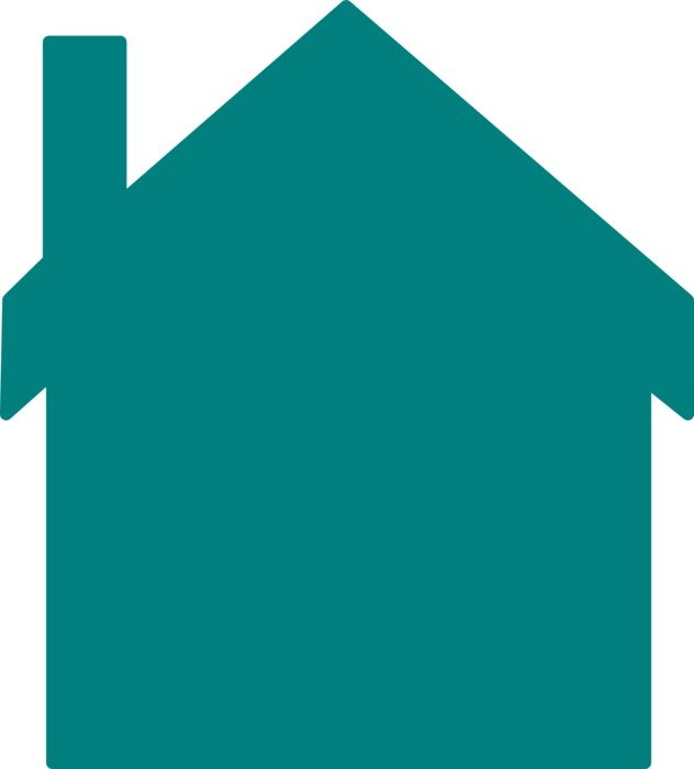 house symbol on white background