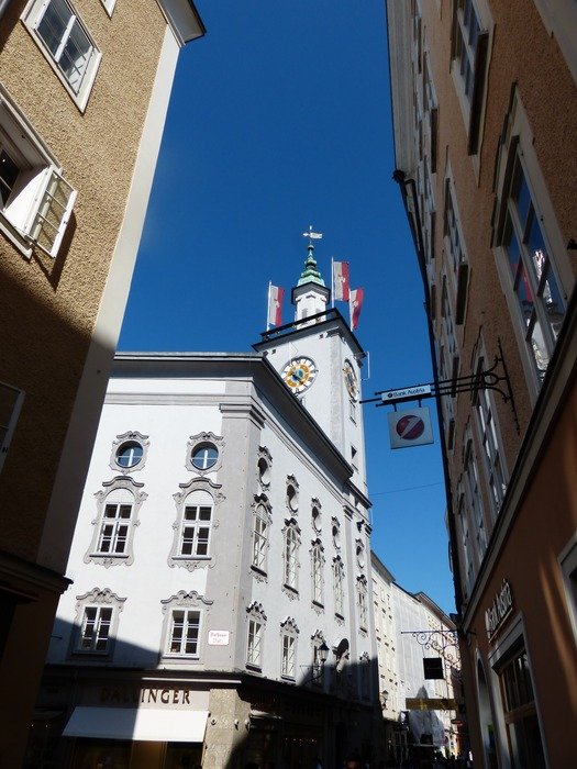Buildings in the Town Hall Square in Salzburg