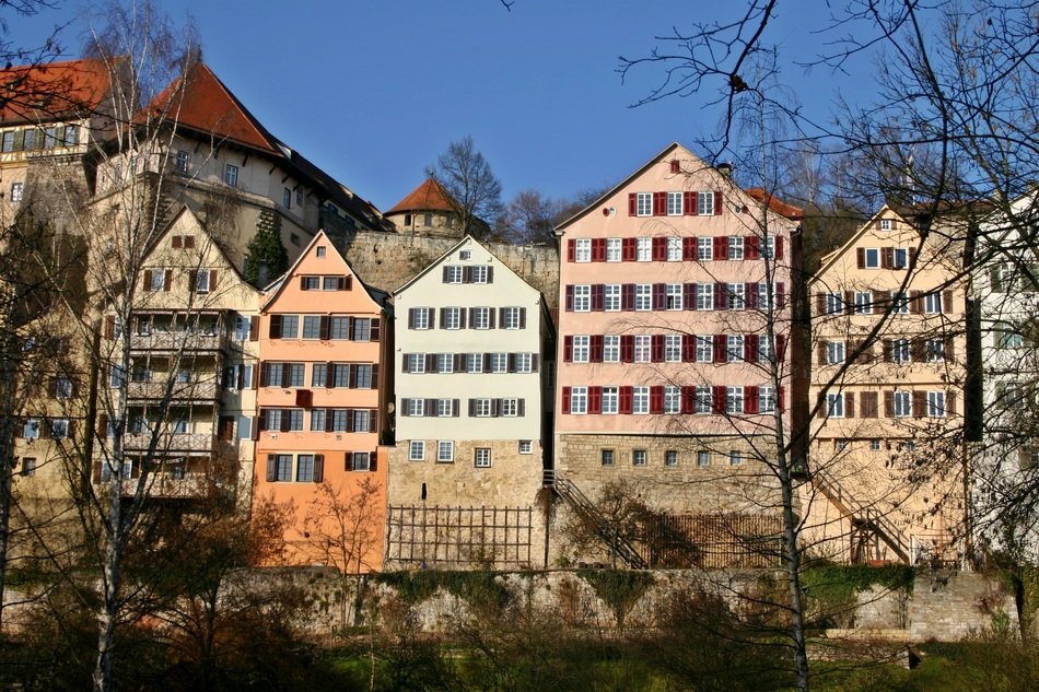 Houses of the old town in tubingen