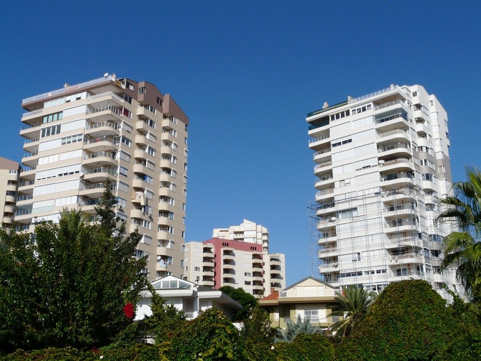 high-rise hotels in Alanya, Turkey