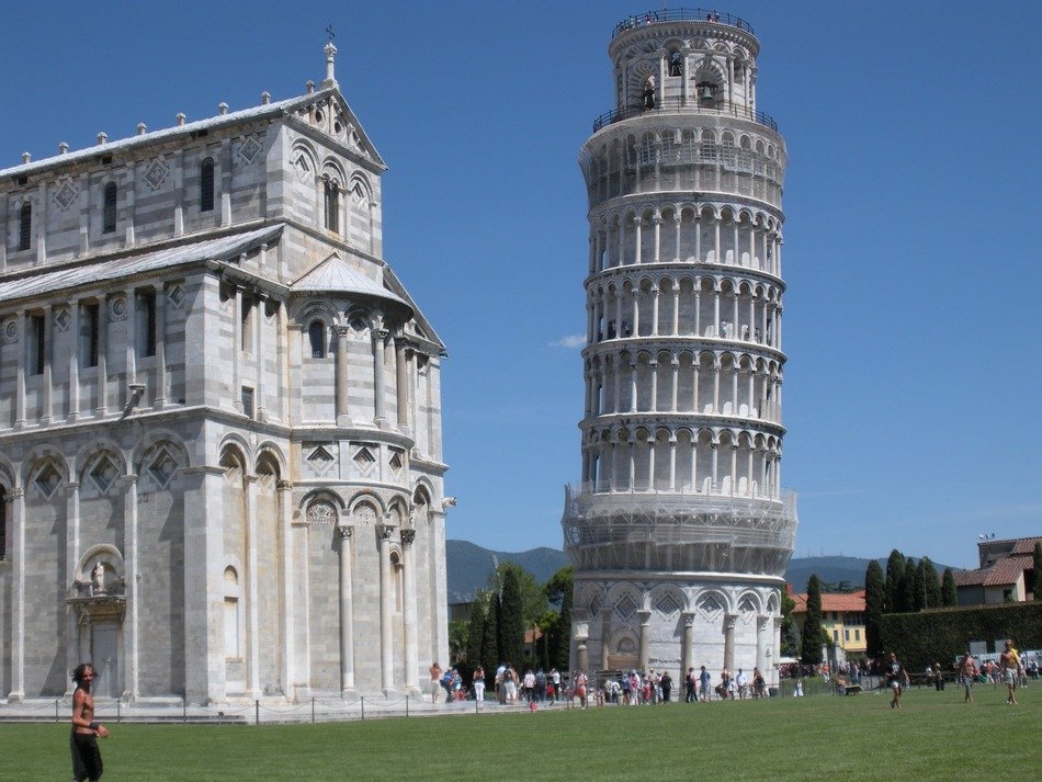 Leaning Tower of Pisa in Italy