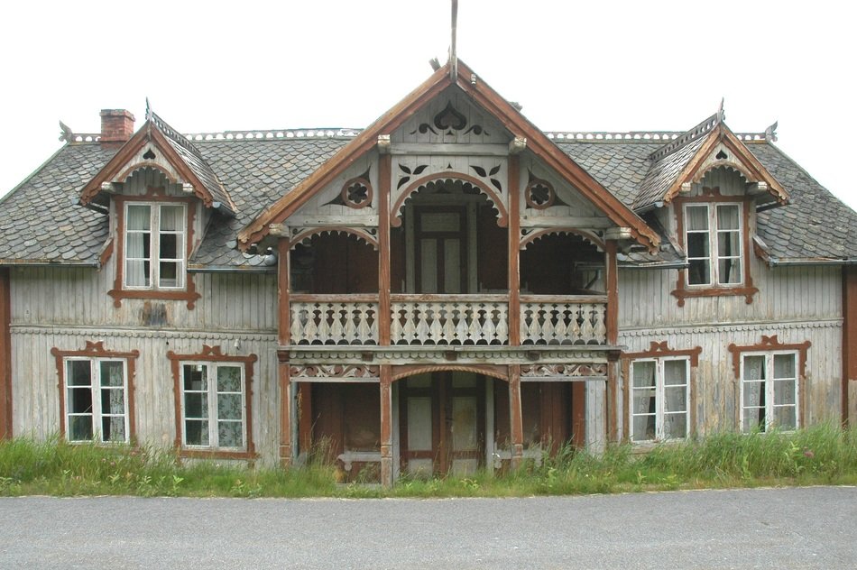 house of traditional architecture in norway