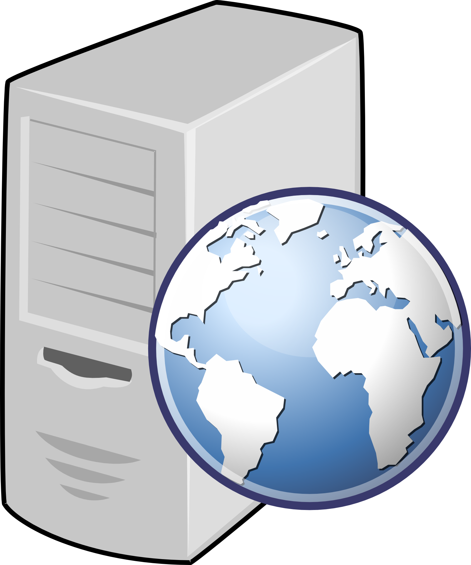 Clipart of computer server and network free image download