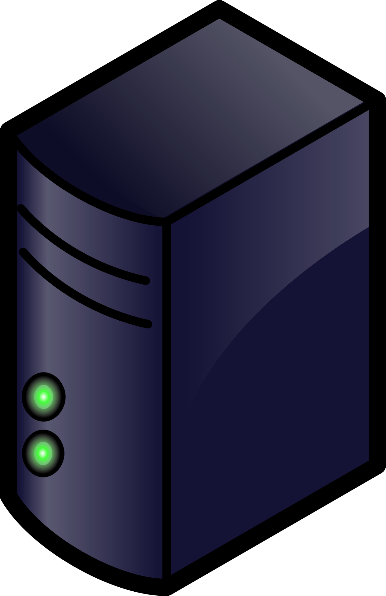 Server case with green buttons free image download