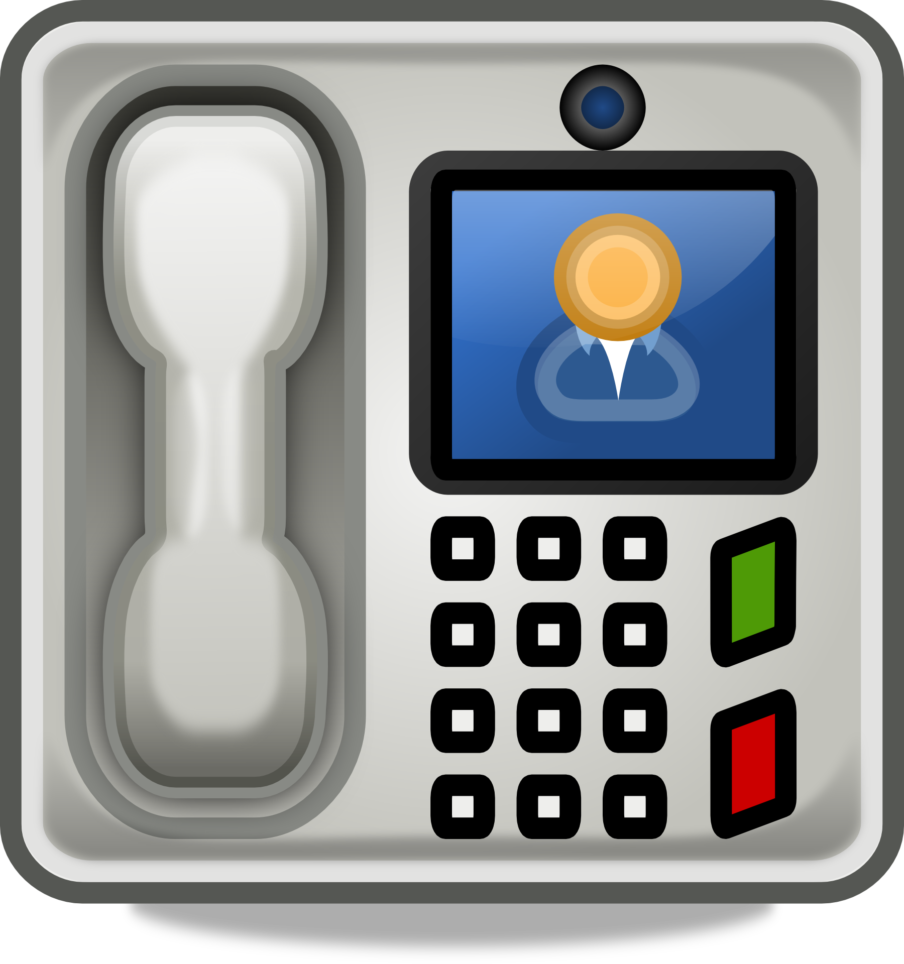 Intercom talk back phone drawing free image download