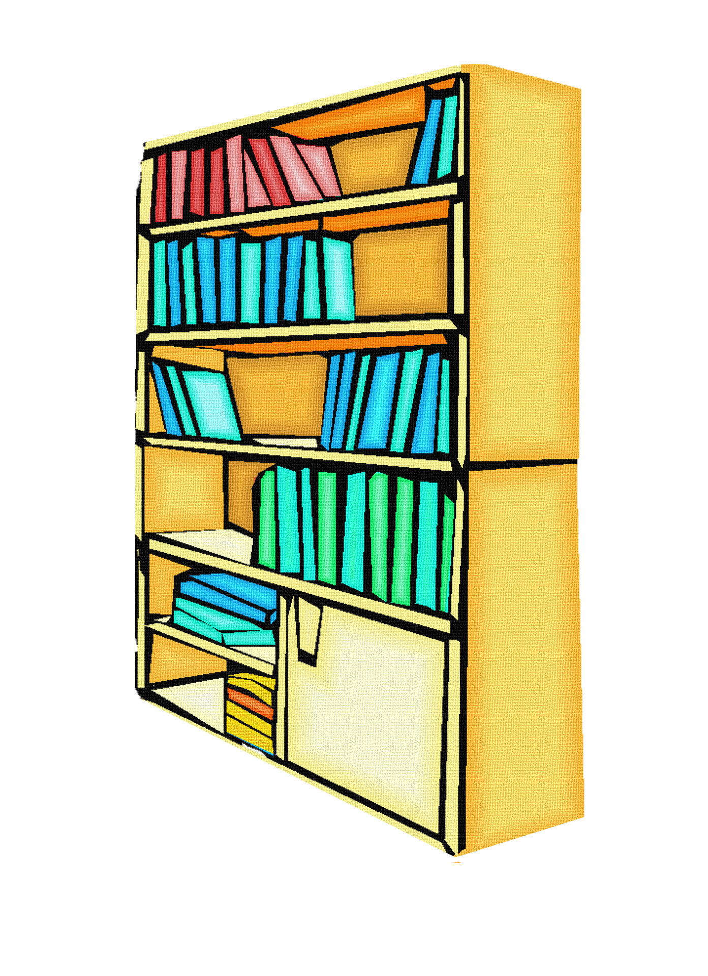 Книжный шкаф детям