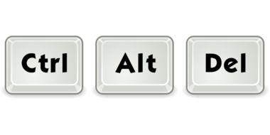 alt, control, delete buttons drawing