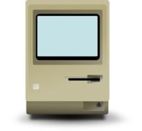 old Macintosh computer