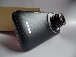 samsung phone with a sliding lens