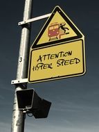 sign attention hyper speed