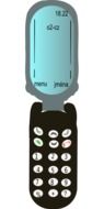 İllustration of flip phone