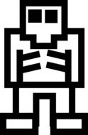 Clipart of skeleton