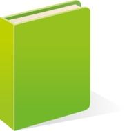 notebook with green cover