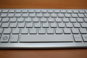 space bar and letters on a keyboard