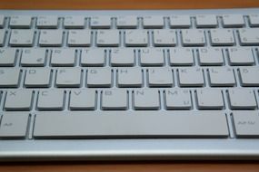 keyboard with engraved letters