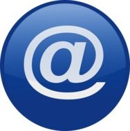 Clipart of email sign