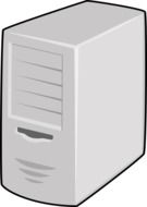 Clipart of Grey server