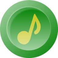 note musical button play computer