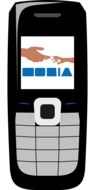 nokia symbol cellphone mobile phone drawing