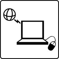 Clipart of internet access