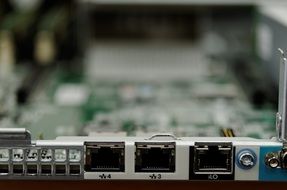 Close up photo of hardware