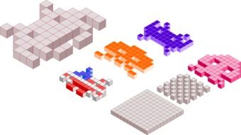 colorful blocks, computer game