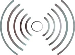 Clipart of radio waves