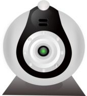 video camera digital as a drawing