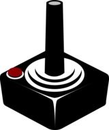 clipart of joystick for computer as a graphic image