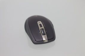 wireless computer mouse on a white surface