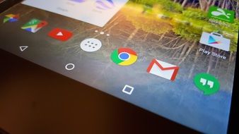 tablet screen photo