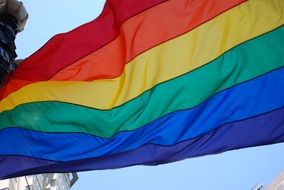 rainbow flag of homosexuals