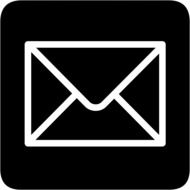 email, black and white icon