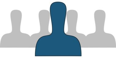 silhouettes of a group of people