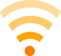 orange wifi signal