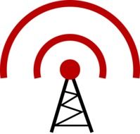 drawing of internet wireless signal