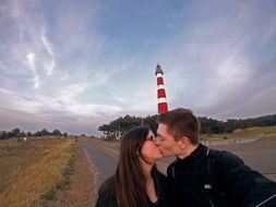 A romantic couple in Netherlands