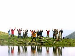 people showing joy of life