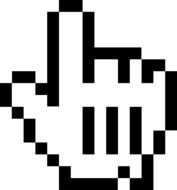 hand shaped cursor