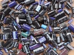 many electric capacitors