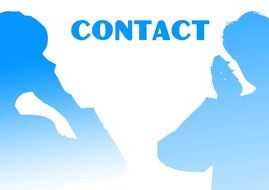 Connection with phone clipart