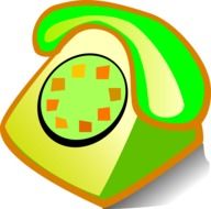 telephone green communication drawing