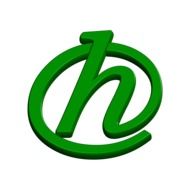 the abc letter h in the green circle