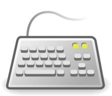 keyboard input device drawing