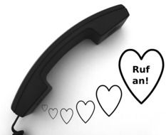 black handset